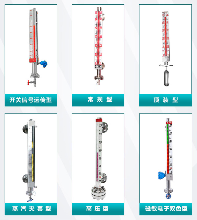 側(cè)裝式磁性浮子液位計(jì)產(chǎn)品分類圖